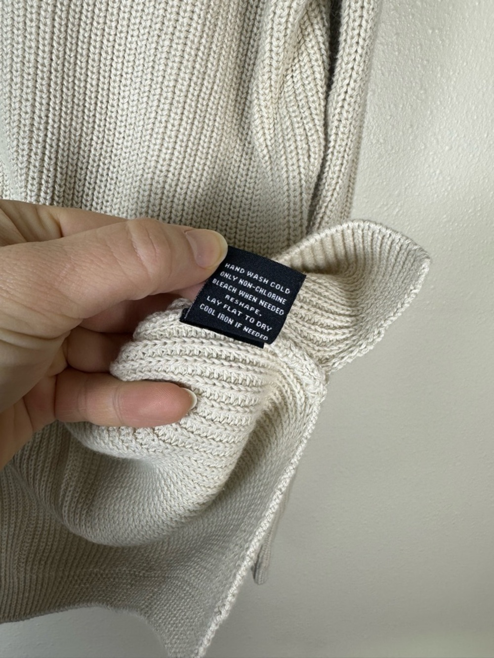 525 AMERICA Women XS Emma Minimalist Knit Crewneck Shaker Stitch Cotton Sweater - Picture 5 of 7